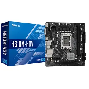 Asrock H610M-HDV Intel H610 LGA 1700 micro ATX pas cher