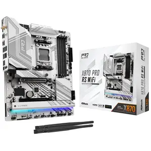 Comparateur de prix : Asrock X870 Pro RS WiFi AMD X870 Emplacement AM5 ATX