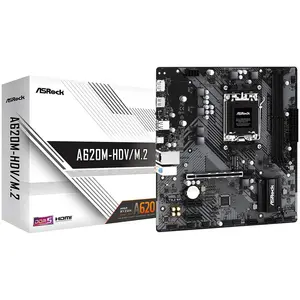 Asrock A620M-HDV/M.2 AMD A620 Emplacement AM5 micro ATX pas cher