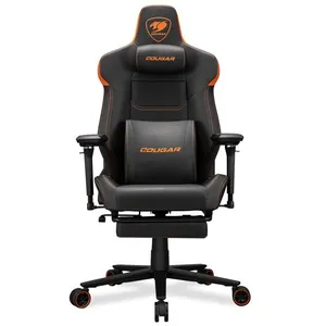 Comparateur de prix : Fauteuil gaming - Cougar Gaming - ARMOREVOM - Noir/orange - Repose-Pie...