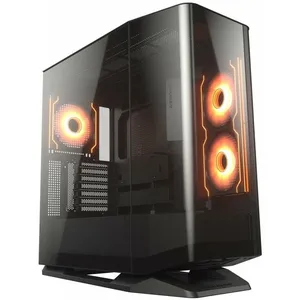 Comparateur de prix : Boitier Moyen Tour E-ATX Cougar FV270 RGB avec panneaux vitrés (Noir)