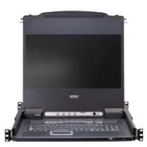 ATEN CL5716MW (F) 43cm Wide LCD KVM Switch, USB-PS/2,VGA, 16 Port, Disposition du Clavier FR