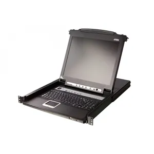 ATEN CL5708MW (F) 43cm Wide LCD KVM Switch, USB-PS/2,VGA, 8 Port, Clavier FR pas cher