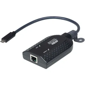 Comparateur de prix : ATEN KA7183 - adaptateur clavier / video / souris (KVM) - RJ-45 pour 24 pin USB-C