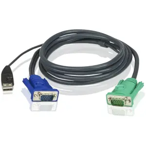 ATEN Micro-Lite 2L-5205U - câble clavier / vidéo / souris (KVM) pas cher