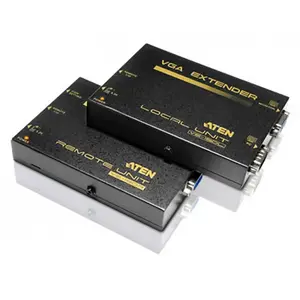 Comparateur de prix : ATEN kit extendeur VGA Cat. 5, portée de 150 m, Noir