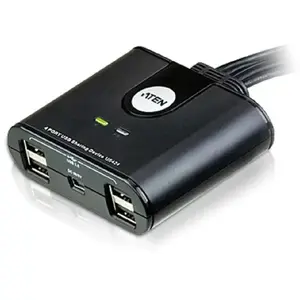 Comparateur de prix : Hub Aten Us424 4 Ports Usb 2.0 Commutables Vers 4 Pc/mac
