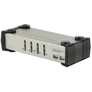 Aten CS1734B commutateur écran, Clavier et Souris Argent
