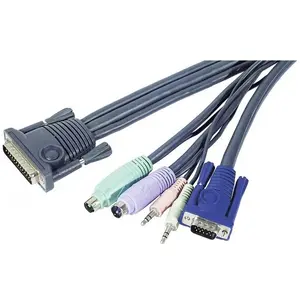 Comparateur de prix : Aten 2L-170xP Cordon KVM VGA/PS2 + audio - 1.80m