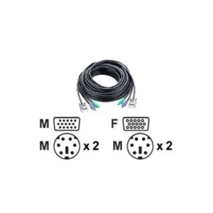 Comparateur de prix : ATEN 2L-1010P/C - cable clavier / video / souris (KVM) - 10 m