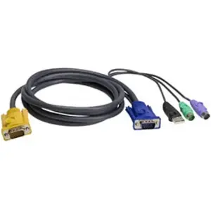 Comparateur de prix : Cable pour kvm ATEN 2L-53xxUP VGA-USB+PS2 - 1,80M