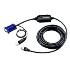 KA7970 - Câble adaptateur kvm usb-vga vers catégorie 5 - 4.5 mètres - Aten pas cher