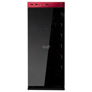 Coque en Aluminium de Type C ATX Win 805 USB 3.1, Rouge. pas cher