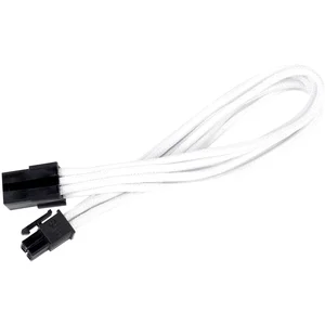 SilverStone SST-PP07-IDE6W - 25cm 6pin vers PCI-E 6pin Cable d'extension manchonné, blanc pas cher