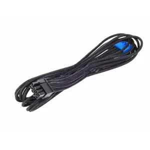 SilverStone SST-PP06B-PCIE55 - 55cm PCI-E 8pin(6+2) Cable PSU manchonné, noir pas cher