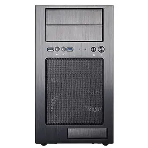 Silverstone TEMJIN TJ08-E - Tour - micro ATX - pas d'alimentation (ATX / PS/2) - noir - USB/Audio