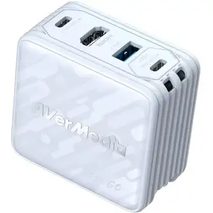 Comparateur de prix : Chargeur GaN - AVERMEDIA - 100W avec Sortie HDMI 4K GC313 Blanc