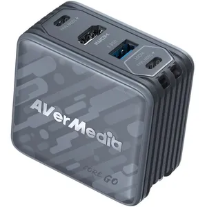 Chargeur GaN - AVERMEDIA - 100W avec Sortie HDMI 4K GC313 Noir pas cher