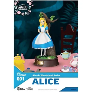 BEAST KINGDOM Disney Figurine Alice Minidstage Alice Au Pays Des Merveilles pas cher