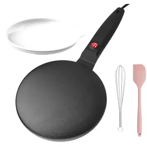 Peowuieu Revêtement Antiadhésif Crêpière Électrique 600W Crêpière Élec...Vendu paramazon