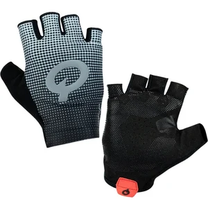 VELO EUROPE Gants de Cyclisme Courts Blend Taille L Blanc/Noir - Idéaux pour Route, Gravel et MTB XC