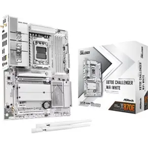 ASRock X870E Challenger WiFi White AM5 ATX HDMI/USB-C D pas cher