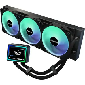 Refrigeration Liquide AsRock Challenger 360 Digital 360mm 3 Ventilateu...
