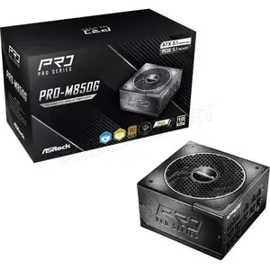 Source d'alimentation AsRock PRO-M850G 850W 80+ Gold ATX 3.1 active pas cher