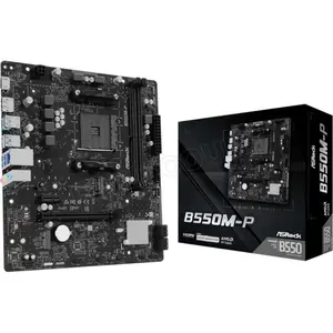 Carte mère AsRock B550M-P AMD B550 AM4 DDR4 Micro ATX USB 3.2 Gen1 pas cher