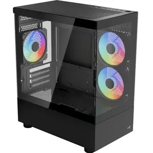 Boîtier PC AeroCool Viewport Mini ARGB Mini Tower Micro ATX pas cher