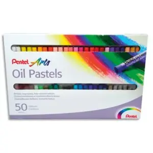 PentelArts pastel à huile PHN4, étui en plastique de 50 ()