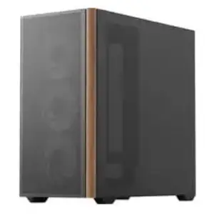 Comparateur de prix : Boîtier PC Mini Tour - AEROCOOL - D301A - 4 Ventilateurs ARGB - Refroidissement Liquide - Design Maille Bois