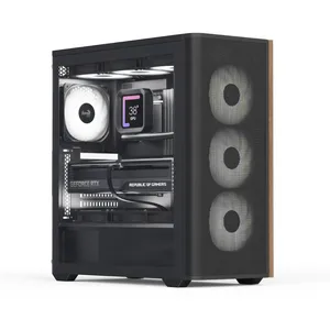 Boîtier de tour intermédiaire - AEROCOOL - D501A - Maille et bois - Su... pas cher