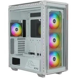 XPG BATTLECRUISER II ST Midi Tower Blanc pas cher