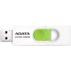 ADATA Clé USB 3.2 UV320 - 256Go (Blanc/Vert) pas cher