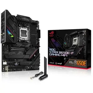 Comparateur de prix : ASUS ROG STRIX B650E-F GAMING WIFI AMD B650 Emplacement AM5 ATX