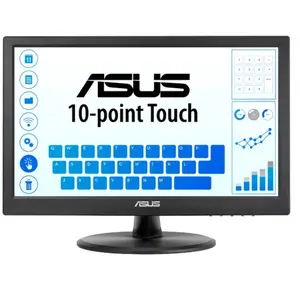 ASUS VT168HR écran plat de PC 39,6 cm (15.6") 1366 x 768 pixels WXGA LED Écran tactile Noir pas cher