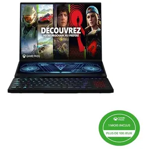 PC Portable Gaming Asus ROG ZEPHYRUS-DUO-GX650RX-085 16" AMD Ryzen 9 32 Go RAM 1 To SSD Noir + 1 mois d'abonnement Xbox Game Pass