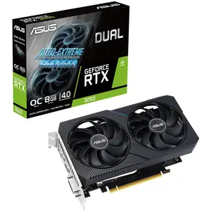 Comparateur de prix : ASUS Dual -RTX3050-O8G-V2 NVIDIA GeForce RTX 3050 8 Go GDDR6
