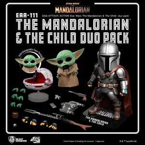 Beast Kingdom Toys Star Wars Figurine Egg Attack Y L´enfant The Mandalorian