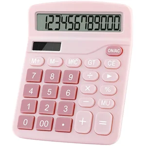 Wouueso Calculatrice éLectronique à 12 Chiffres Calculatrice Solaire C... pas cher