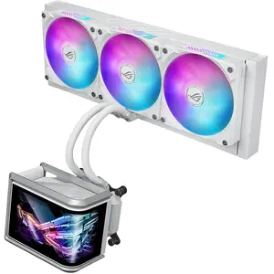 Comparateur de prix : Refrigeration Liquide ASUS ROG Ryuo IV SLC 360mm 3 Ventilateurs ARGB Ecran AMOLED