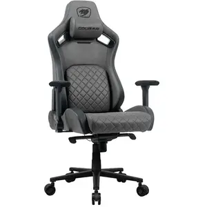 Chaise gaming Cougar Defensor S ergonomique 4D 150 kg tissu noir/gris