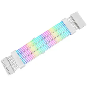 Cable Thermaltake AC-081-CN6NAN-A1 24-PIN ARGB Blanc 0,202 m pas cher