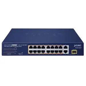 Planet 16-port 10/100tx 802.3at Poe Non-géré Fast Ethernet (10/100) C pas cher