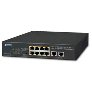 Comparateur de prix : Planet Gsd-1008hp Commutateur Réseau Non-géré Gigabit Ethernet (10/10