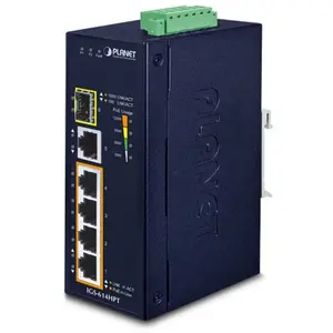Comparateur de prix : Planet ecotech-market78 Routeur filaire IP40 Industrial 4P 10/100/1000 802.3at PoE + 1P 10/100/1000T, IGS614HPT (802.3at PoE + 1P 10/100/1000T & 1Port 100/1000X SFP