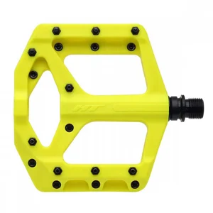 Paire de pedales plates ht components supreme c pa32a jaune
