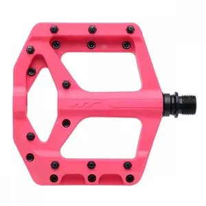 Paire de pedales plates ht components supreme c pa32a rose pas cher