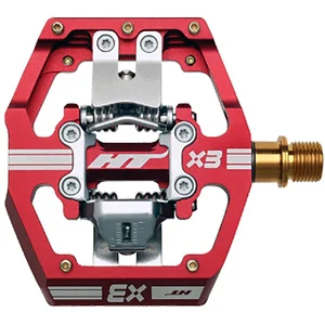 Paire de pedales automatiques ht components x3t rougeVendu parbikeinn
